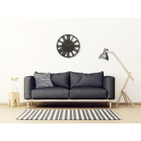 Nástenné hodiny Loft Adulto, z219 čierna 50cm